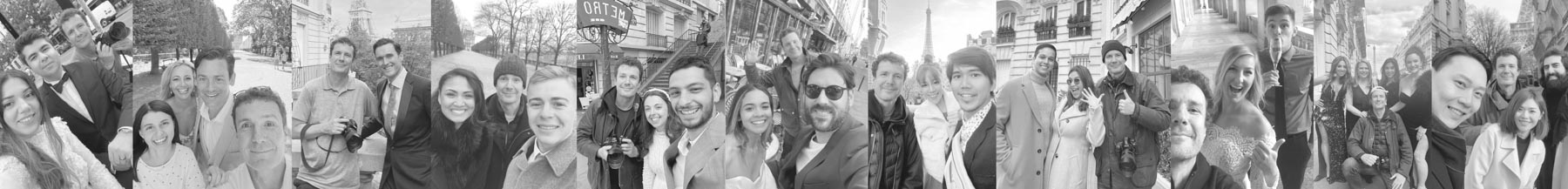 Selfies - Pierre Paris Photographer and his clients around Paris